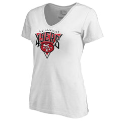 San Francisco 49ers Women's Frontline V-Neck T-Shirt | NFL Near me