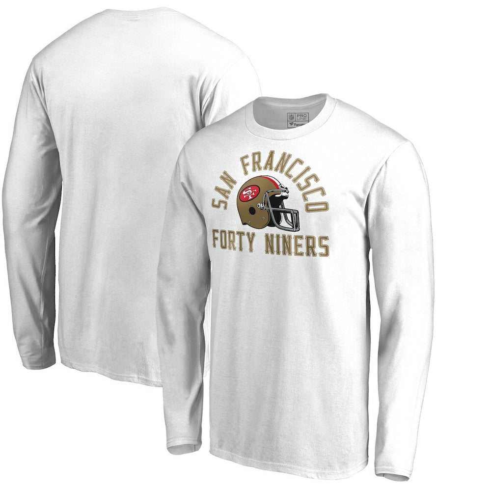 San Francisco 49ers Quinten Helmet Long Sleeve T-Shirt | NFL Hot