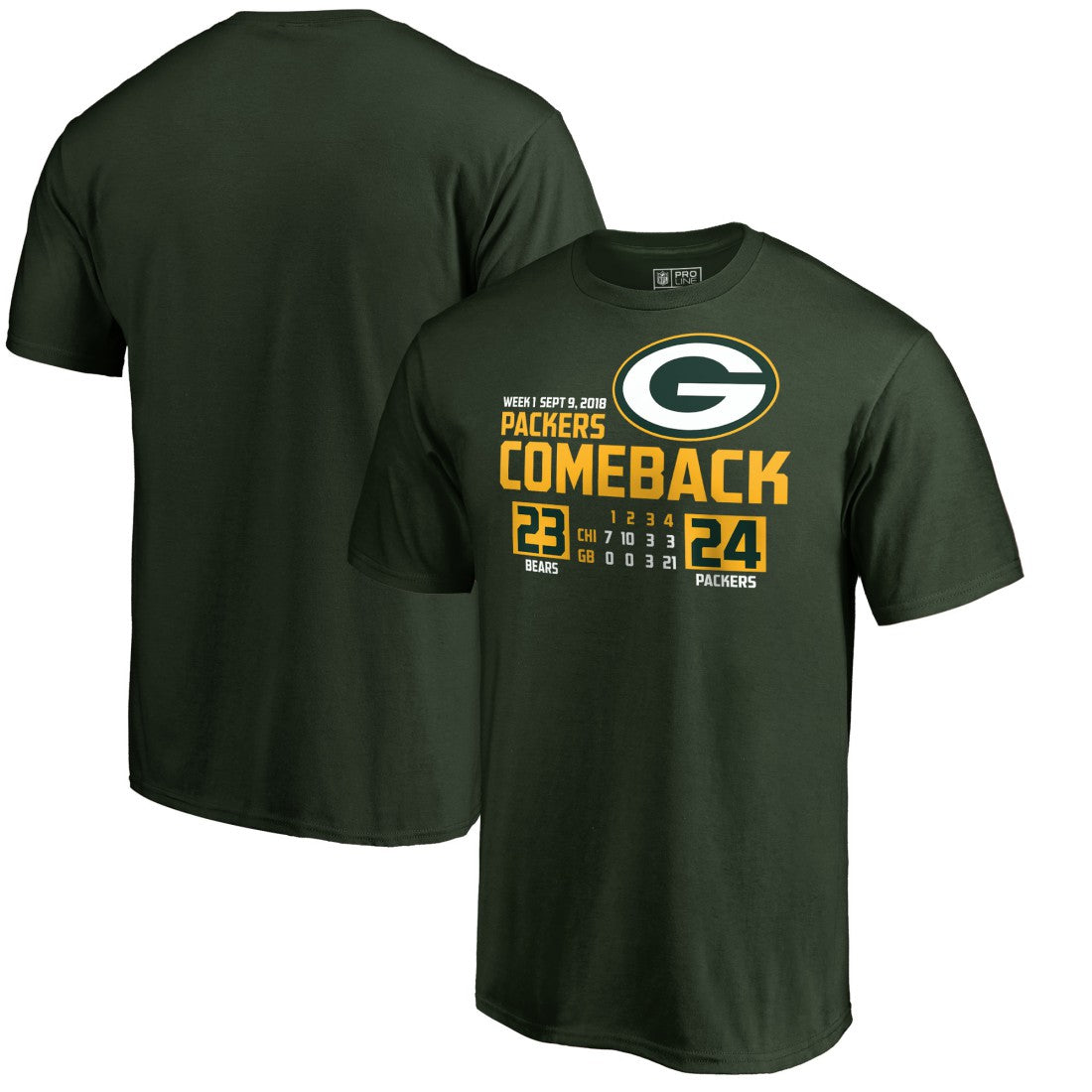 Green Bay Packers The Comeback T-Shirt | NFL Near me
