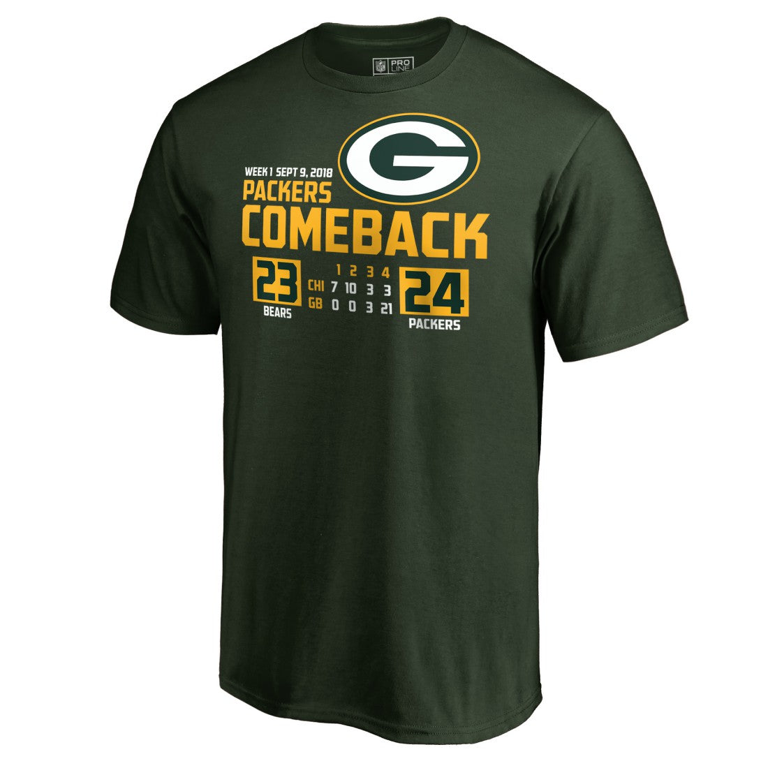 Green Bay Packers The Comeback T-Shirt | NFL Near me