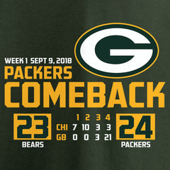 Green Bay Packers The Comeback T-Shirt | NFL Near me
