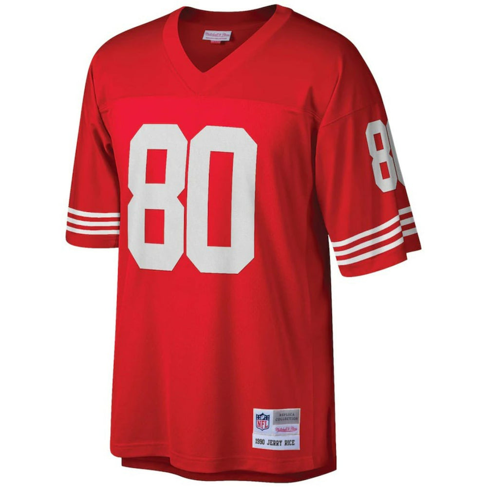 San Francisco 49ers Jerry Rice  Big & Tall 1990 Retired Player Replica Jersey | NFL On sale