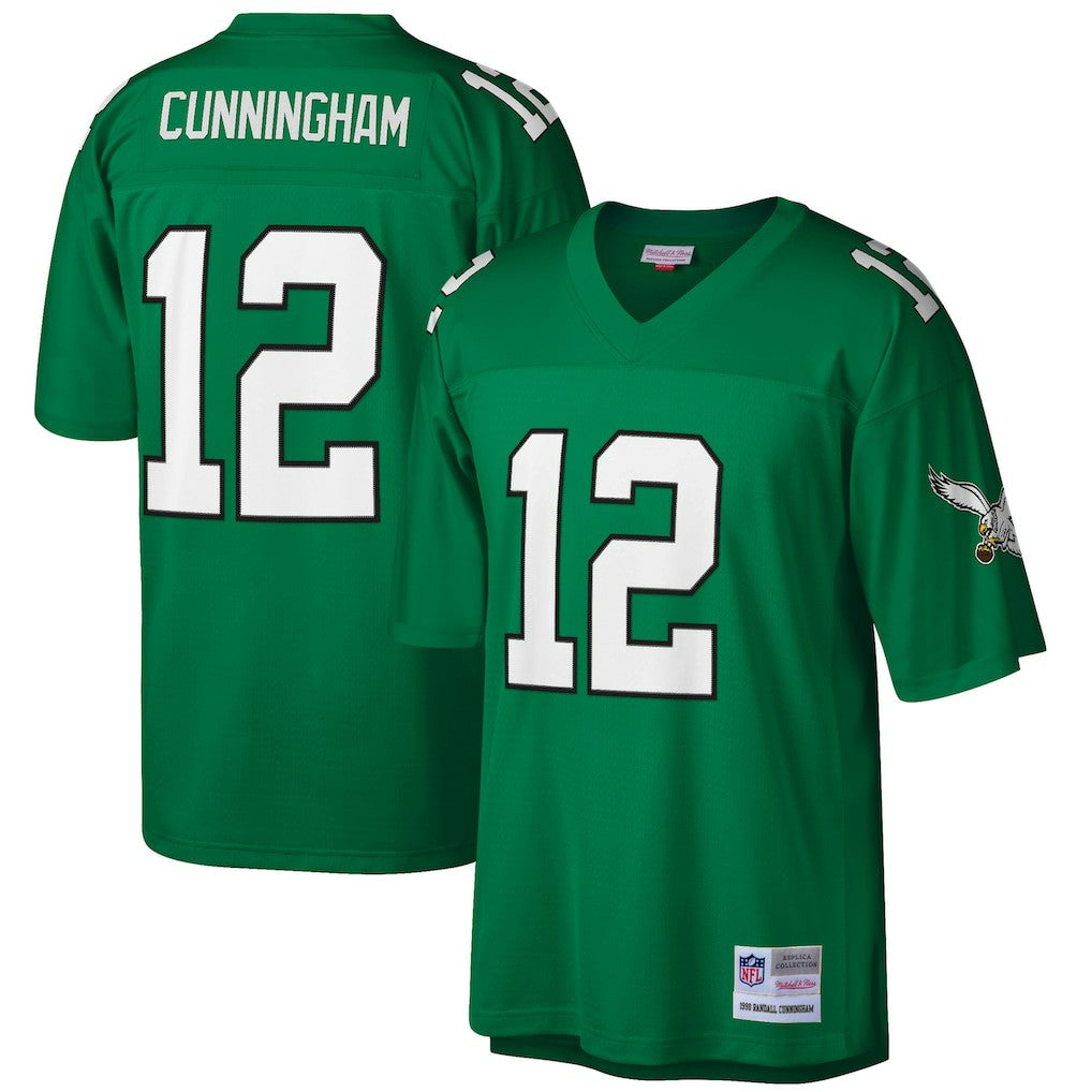 Philadelphia Eagles Randall Cunningham  Big & Tall 1990 Retired Player Replica Jersey | NFL Hot
