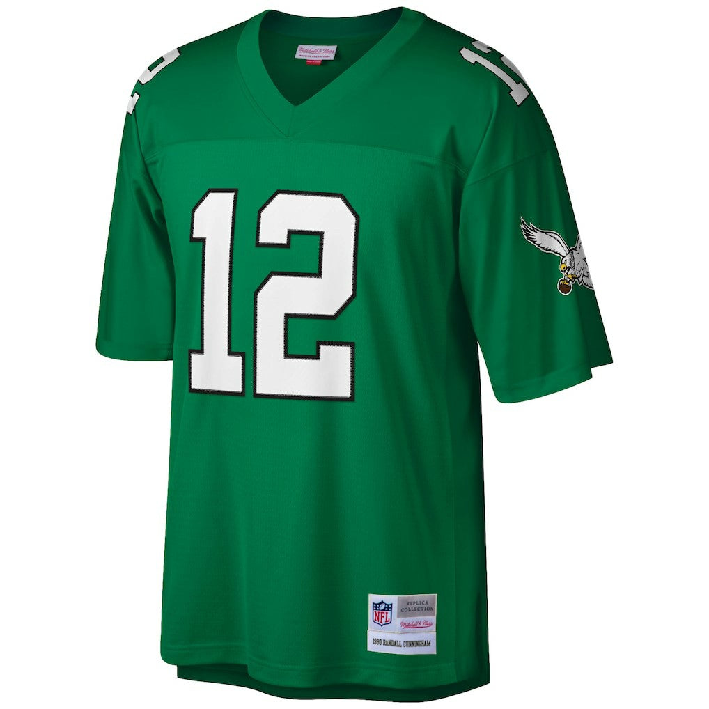 Philadelphia Eagles Randall Cunningham  Big & Tall 1990 Retired Player Replica Jersey | NFL Hot