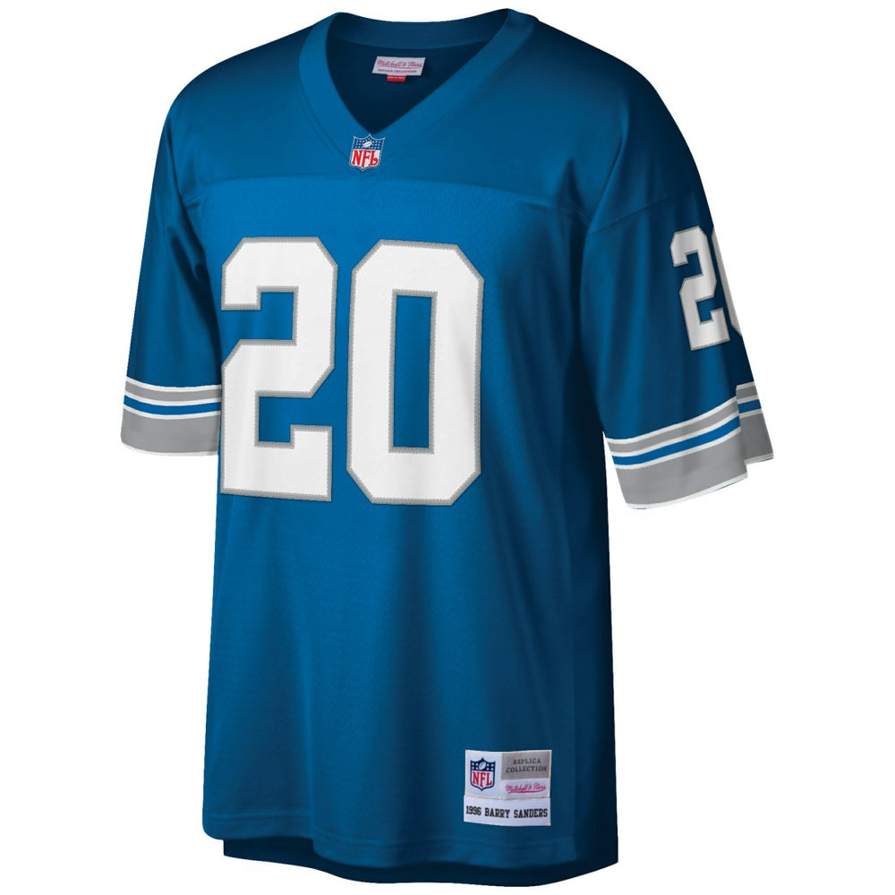 Detroit Lions Barry Sanders  Big & Tall 1996 Retired Player Replica Jersey | NFL Discount
