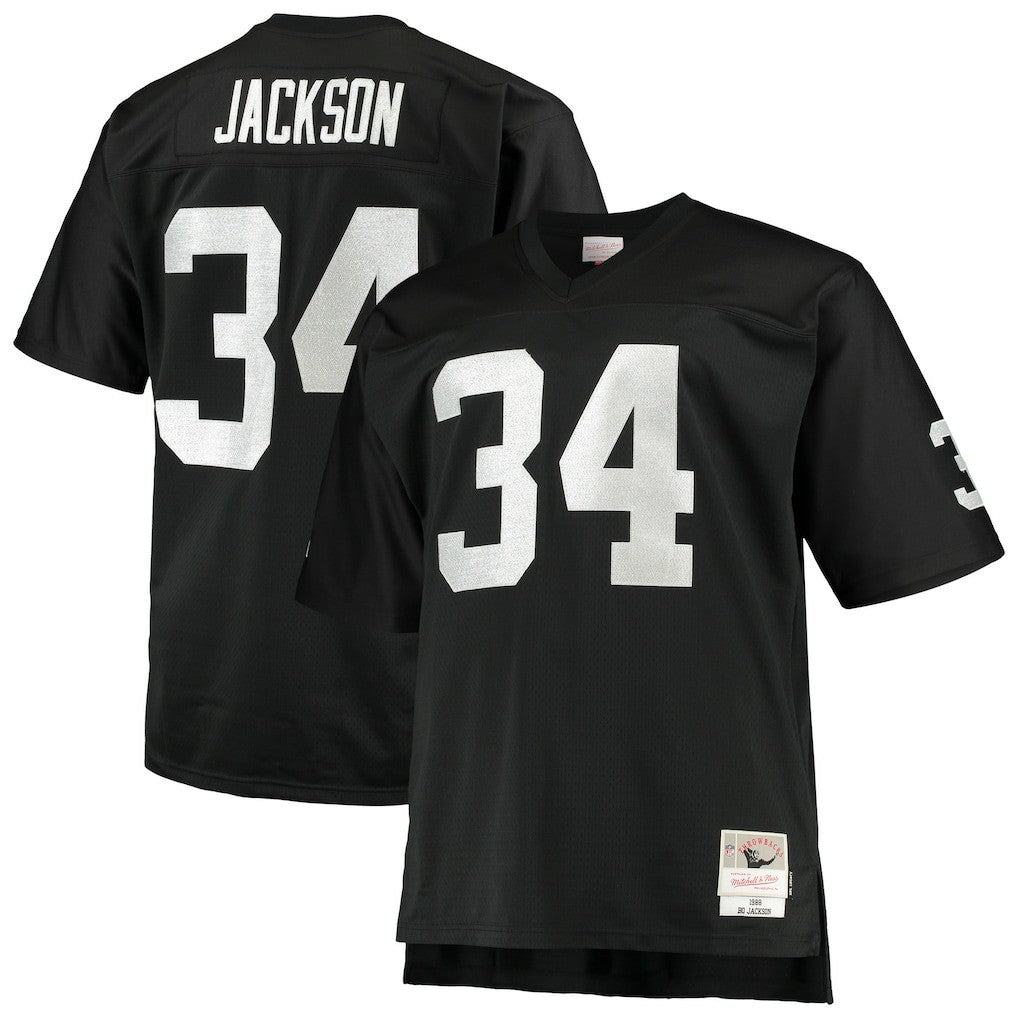 Las Vegas Raiders Bo Jackson  Big & Tall 1988 Retired Player Replica Jersey | NFL New