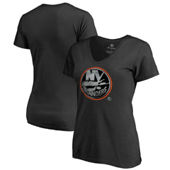 New York Islanders Women's Core Smoke V-Neck T-Shirt -  NHL T-shirts