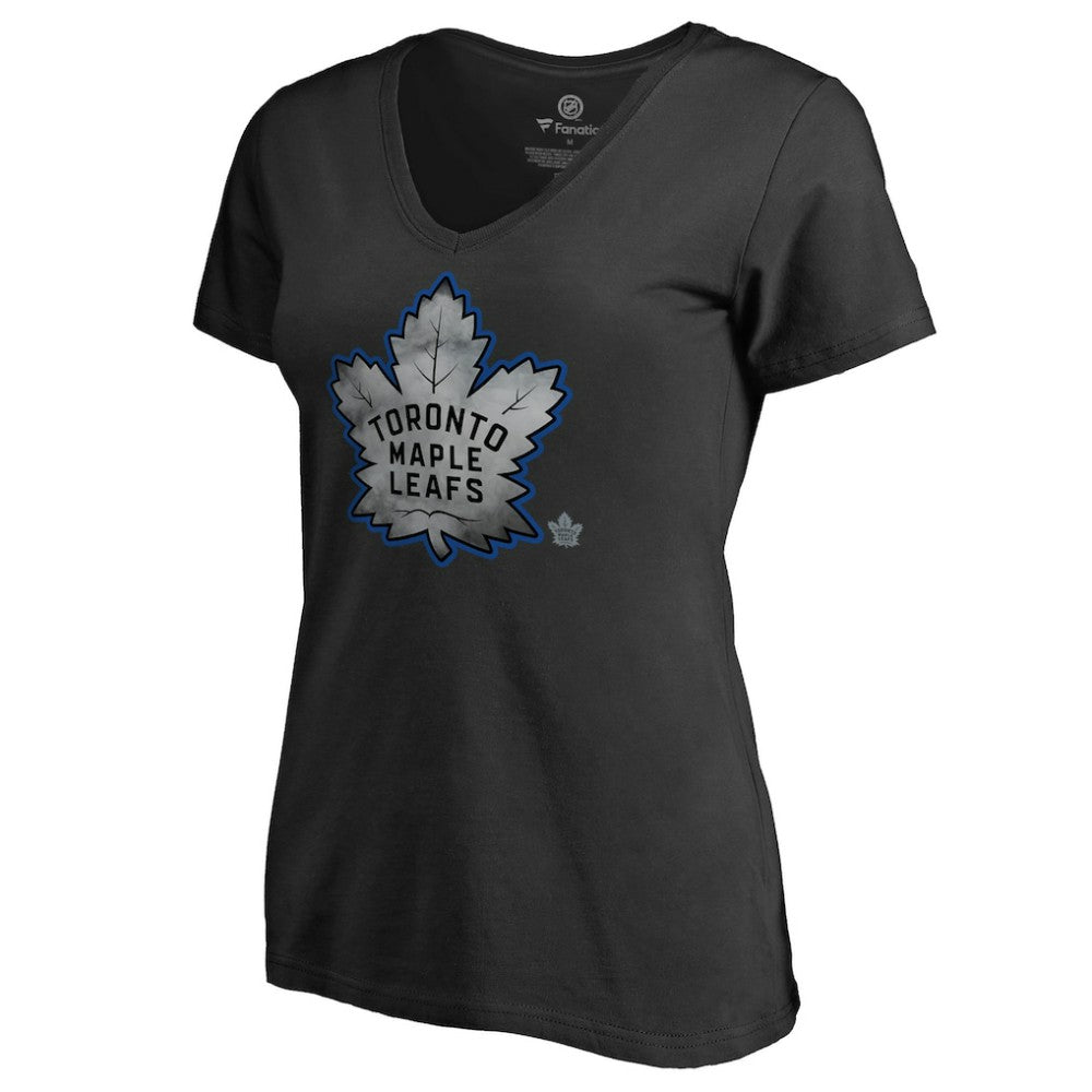 Toronto Maple Leafs Women's Core Smoke V-Neck T-Shirt -  NHL T-shirts