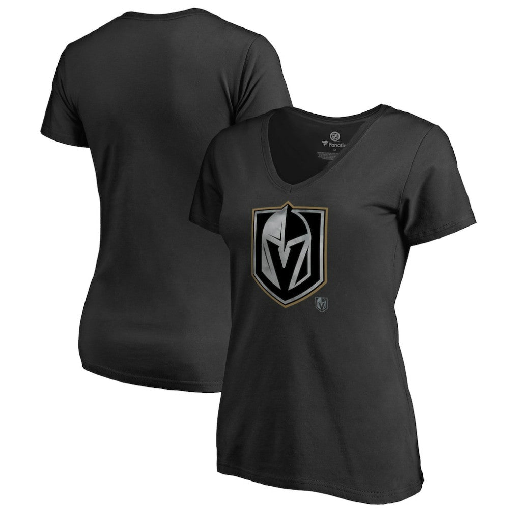 Vegas Golden Knights Women's Core Smoke V-Neck T-Shirt -  NHL T-shirts