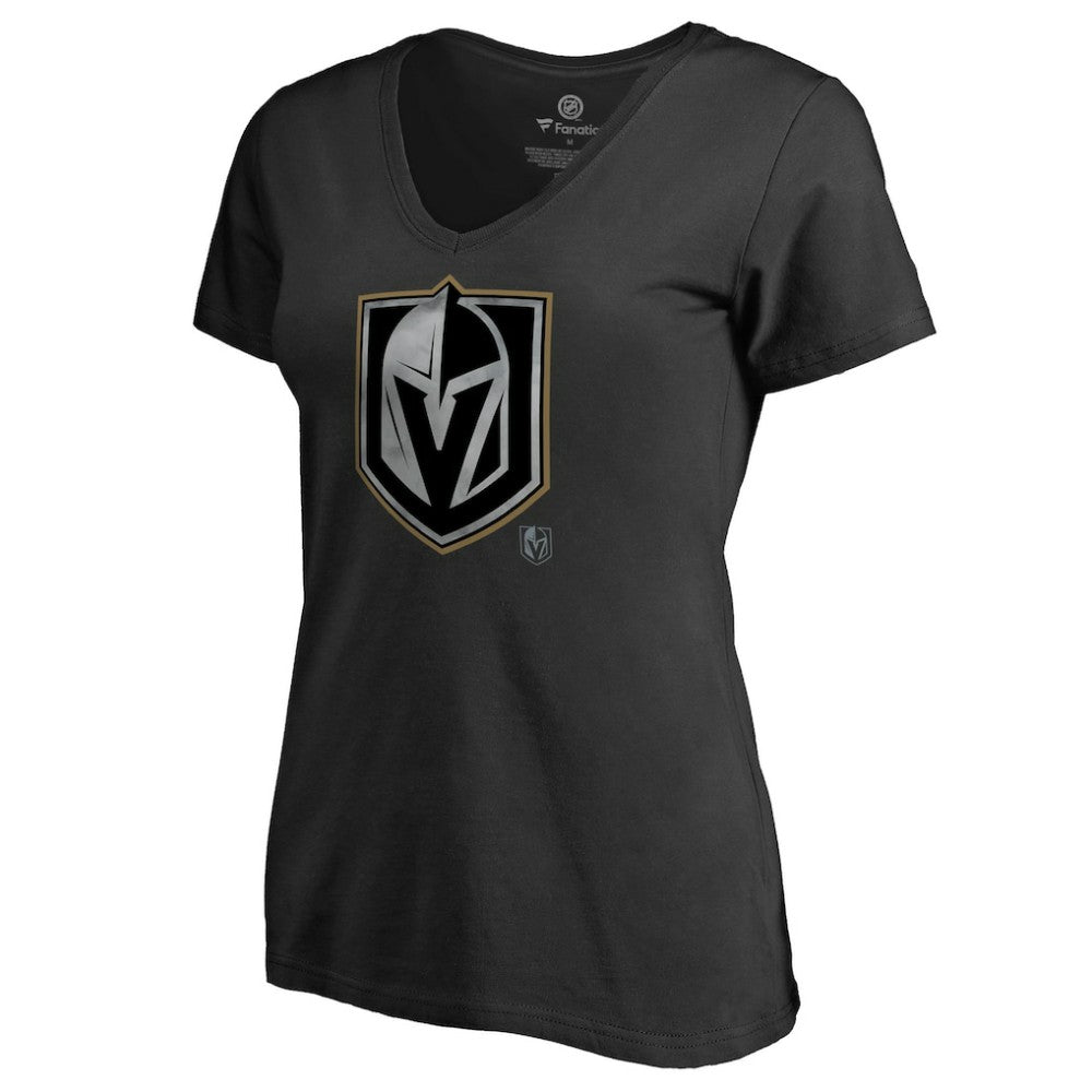 Vegas Golden Knights Women's Core Smoke V-Neck T-Shirt -  NHL T-shirts