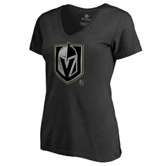 Vegas Golden Knights Women's Core Smoke V-Neck T-Shirt -  NHL T-shirts