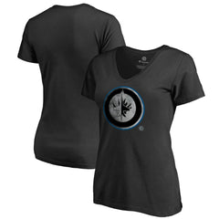 Winnipeg Jets Women's Core Smoke V-Neck T-Shirt -  NHL T-shirts