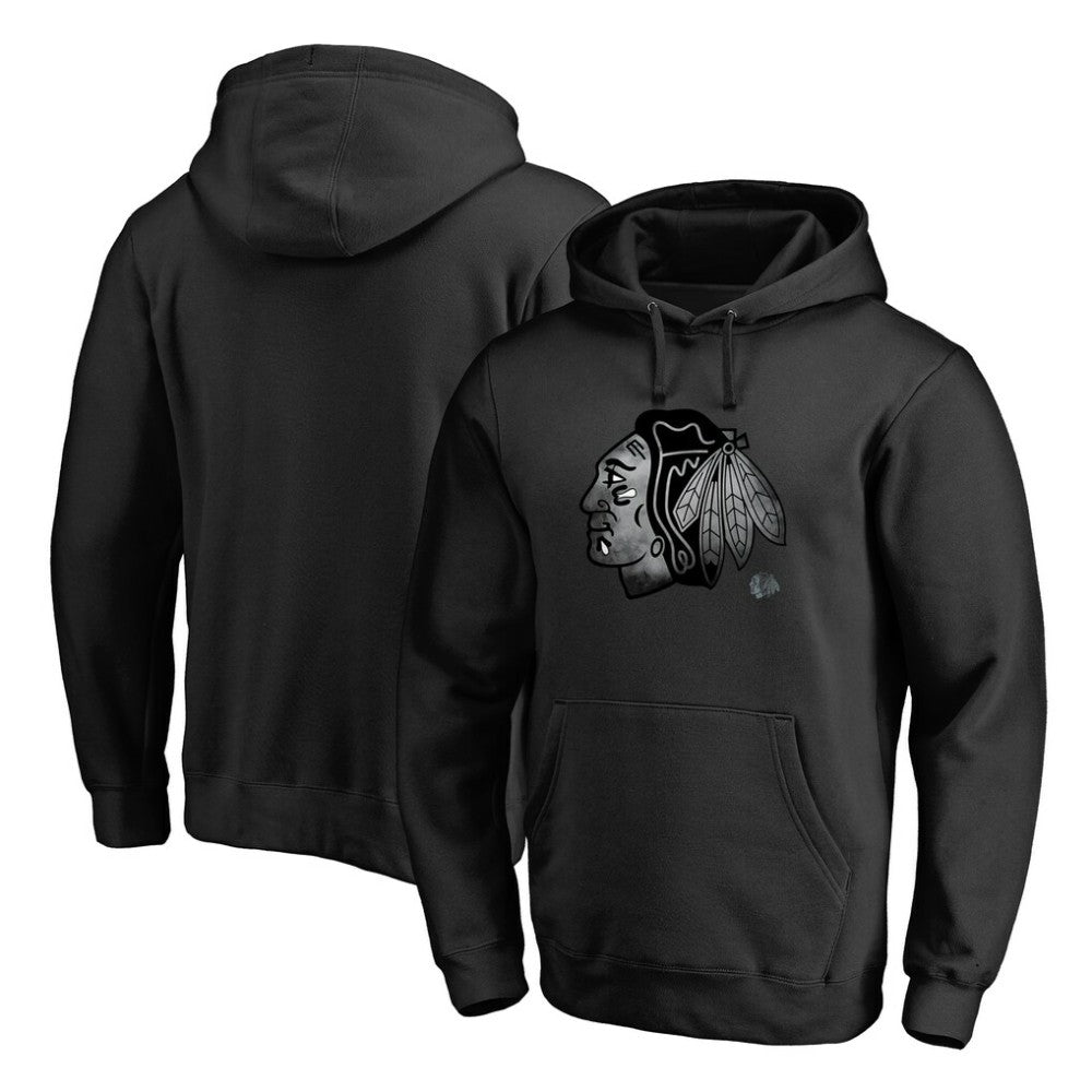 Chicago Blackhawks Core Smoke Pullover Hoodie -  NHL Hoodies