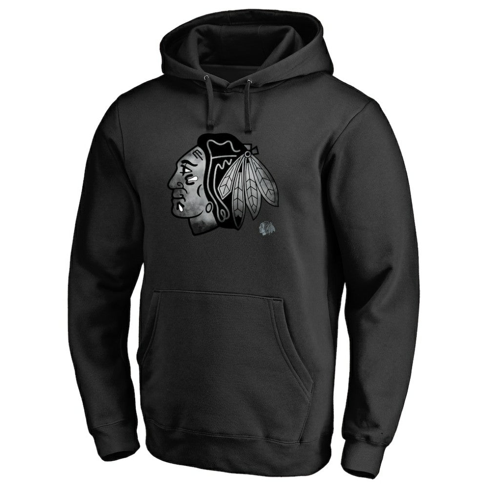 Chicago Blackhawks Core Smoke Pullover Hoodie -  NHL Hoodies