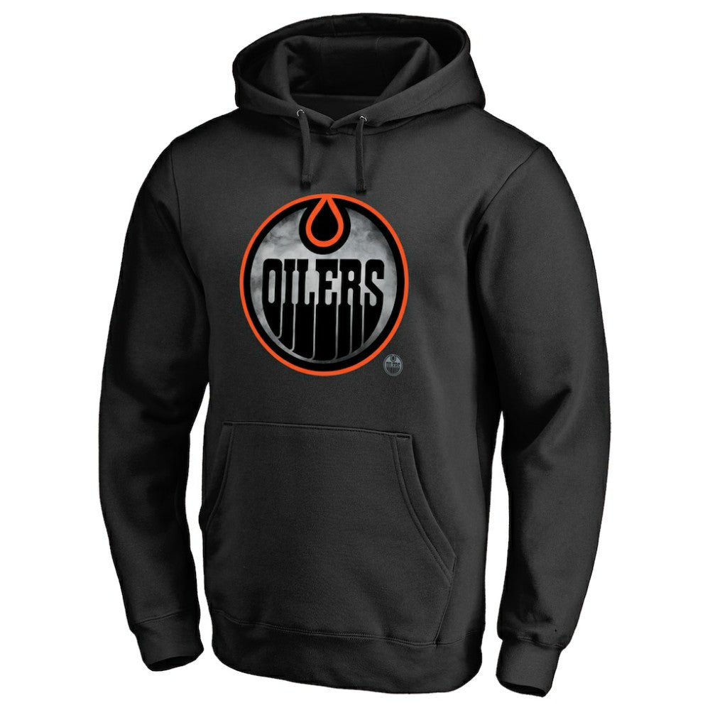 Edmonton Oilers Core Smoke Pullover Hoodie -  NHL Hoodies