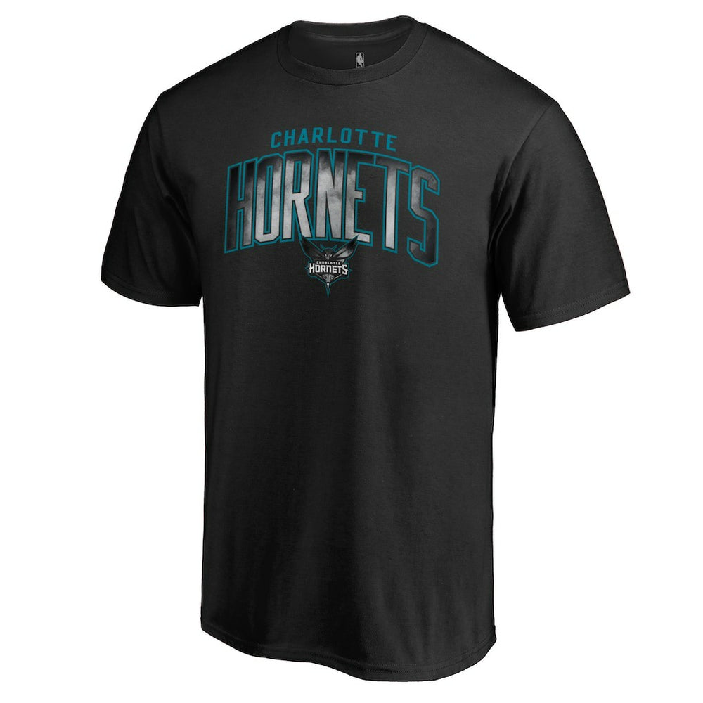 Black Charlotte Hornets Arch Smoke T-Shirt | NBA
