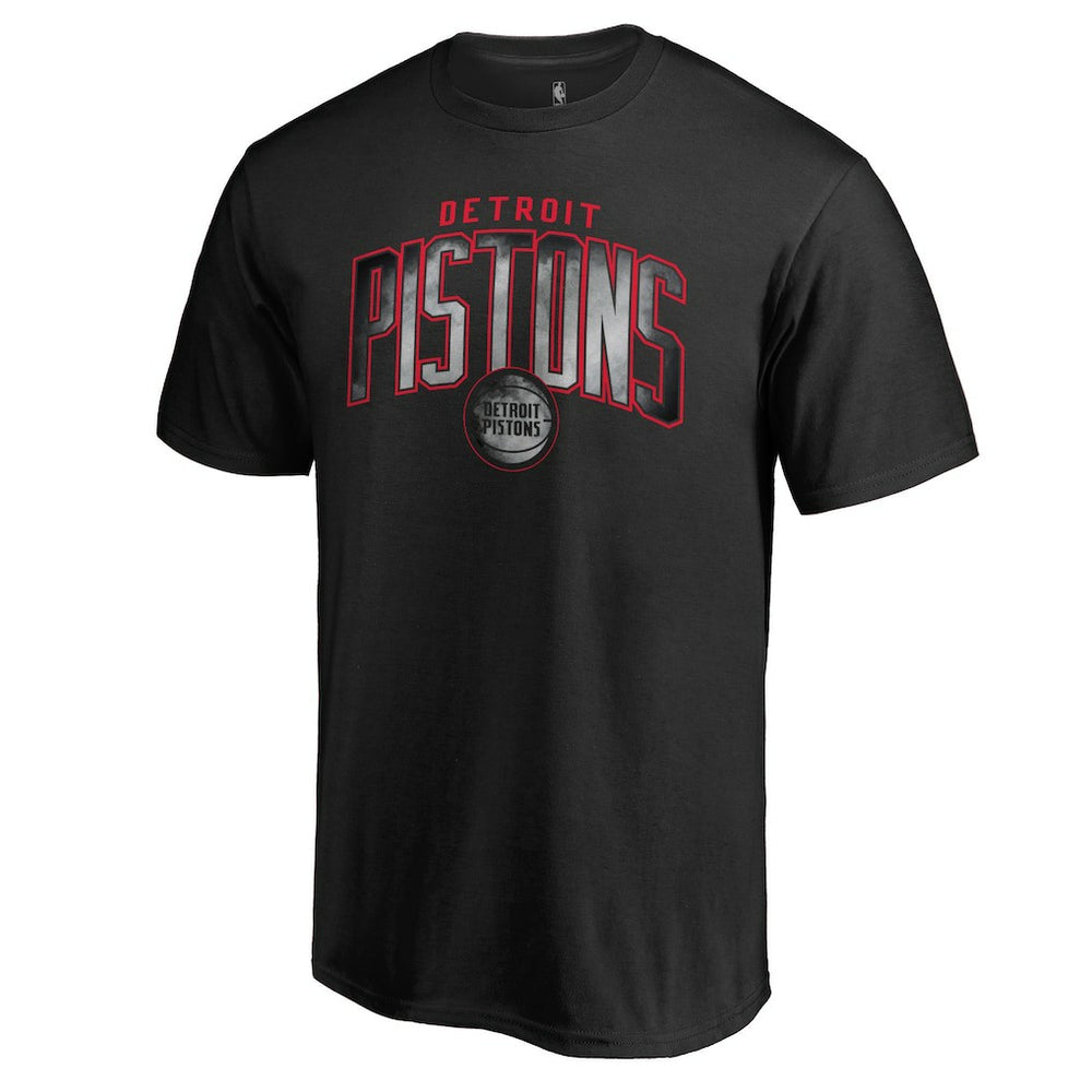 Black Detroit Pistons Arch Smoke T-Shirt sale | NBA