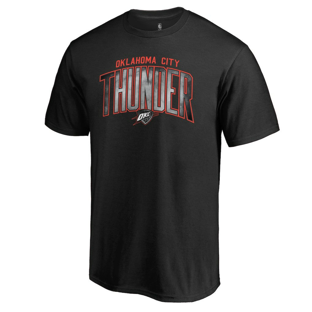 Black Oklahoma City Thunder Arch Smoke T-Shirt | NBA