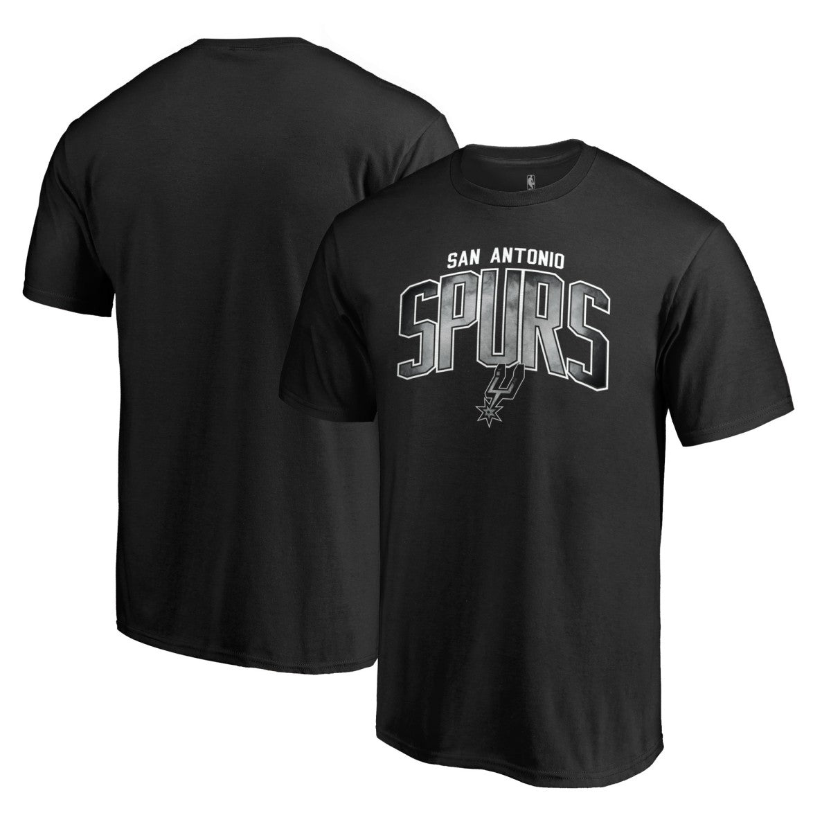 Black San Antonio Spurs Arch Smoke T-Shirt | NBA