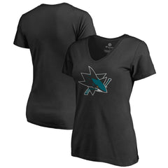 San Jose Sharks Women's Team Alternate V-Neck T-Shirt -  NHL T-shirts