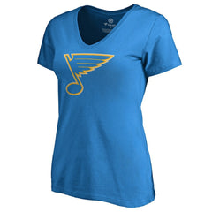 St. Louis Blues Women's Team Alternate V-Neck T-Shirt -  NHL T-shirts
