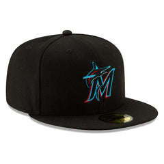 Miami Marlins New Era On-Field Authentic Collection 59FIFTY Fitted Hat - MLB Hats