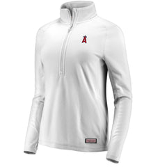 Los Angeles Angels Vineyard Vines Women's Performance Grid Half-Zip Pullover Top - MLB Pullover