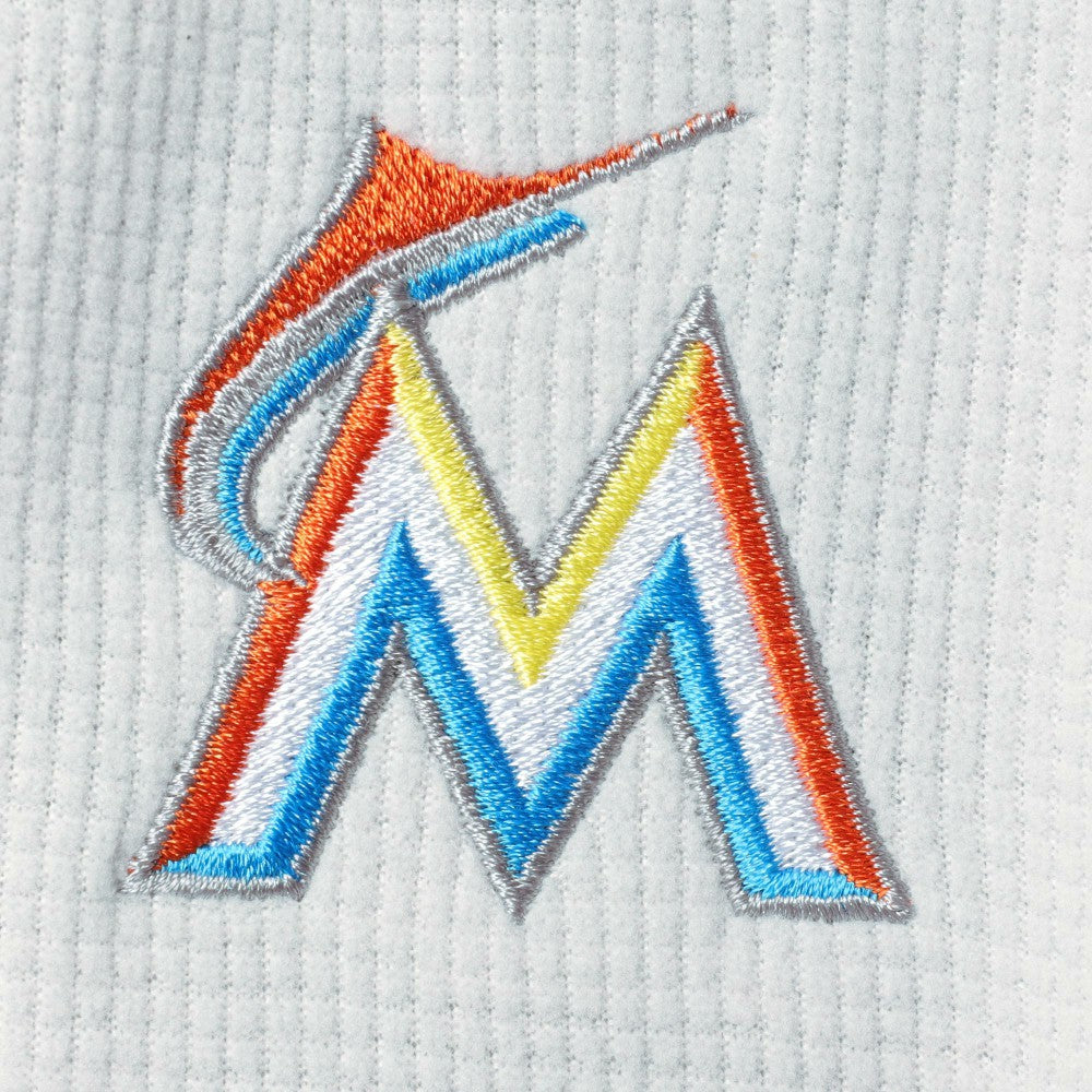 Miami Marlins Vineyard Vines Women's Performance Grid Half-Zip Pullover Top - MLB Pullover