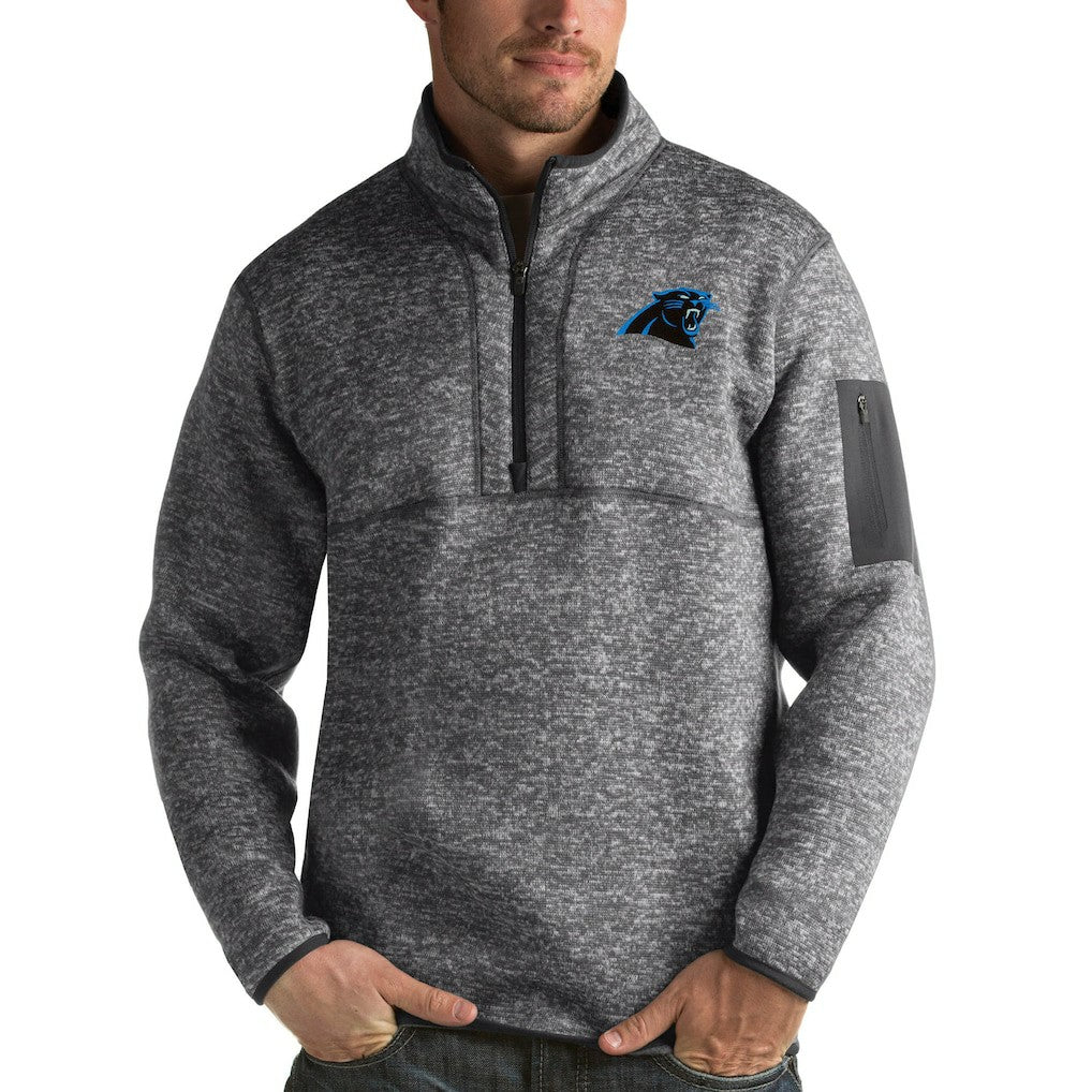 Carolina Panthers Antigua Fortune Quarter-Zip Pullover Jacket | NFL Near me