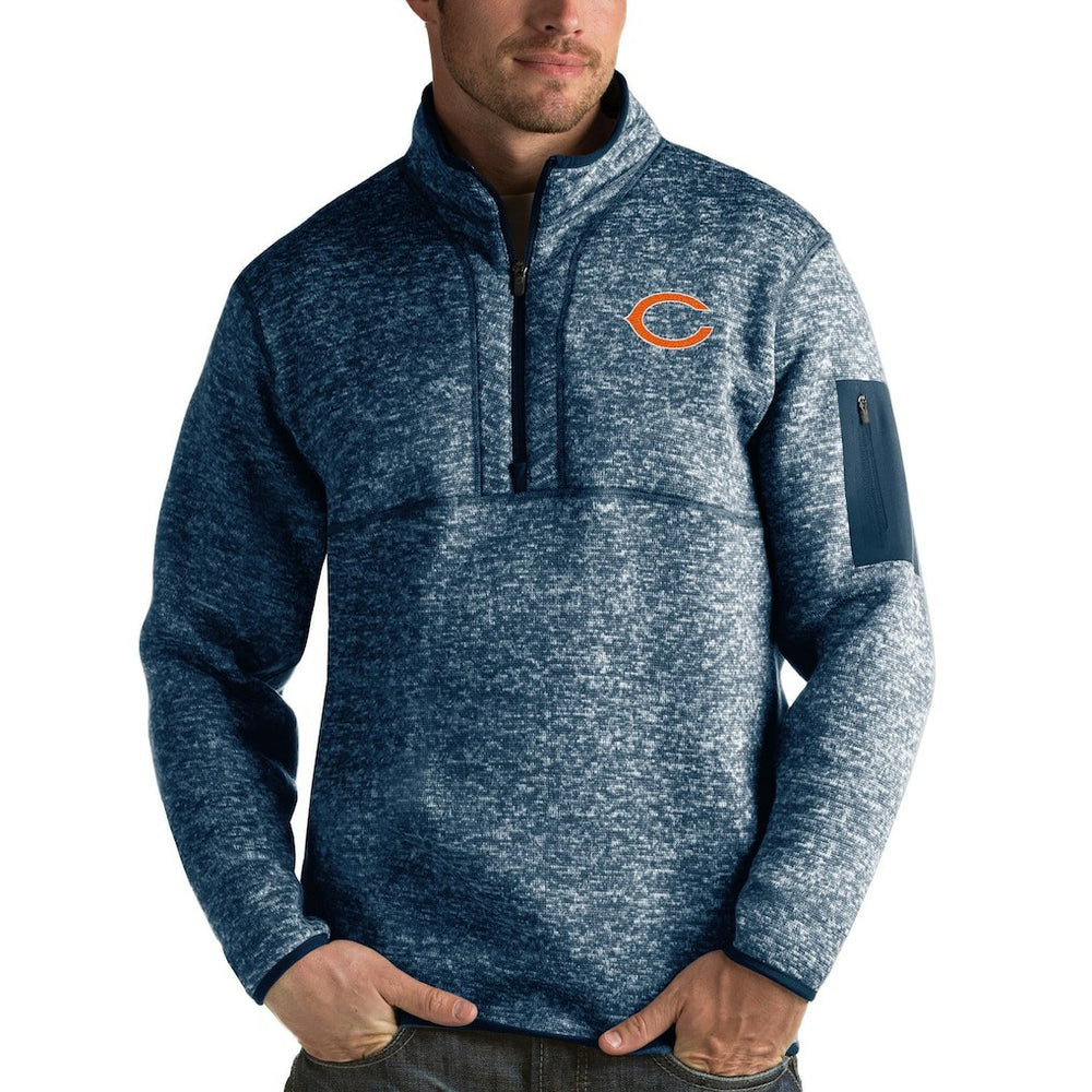 Chicago Bears Antigua Fortune Quarter-Zip Pullover Jacket | NFL Hot