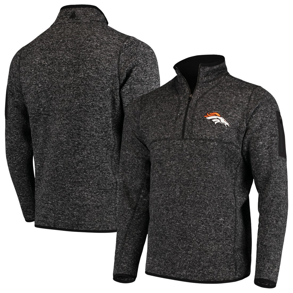 Denver Broncos Antigua Fortune Quarter-Zip Pullover Jacket | NFL Sale