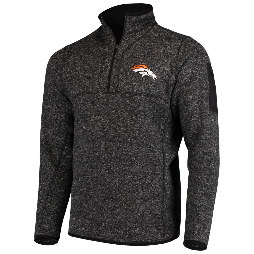 Denver Broncos Antigua Fortune Quarter-Zip Pullover Jacket | NFL Sale