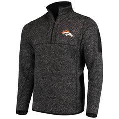 Denver Broncos Antigua Fortune Quarter-Zip Pullover Jacket | NFL Sale