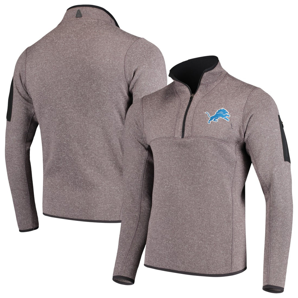 Detroit Lions Antigua Fortune Quarter-Zip Pullover Jacket | NFL Online