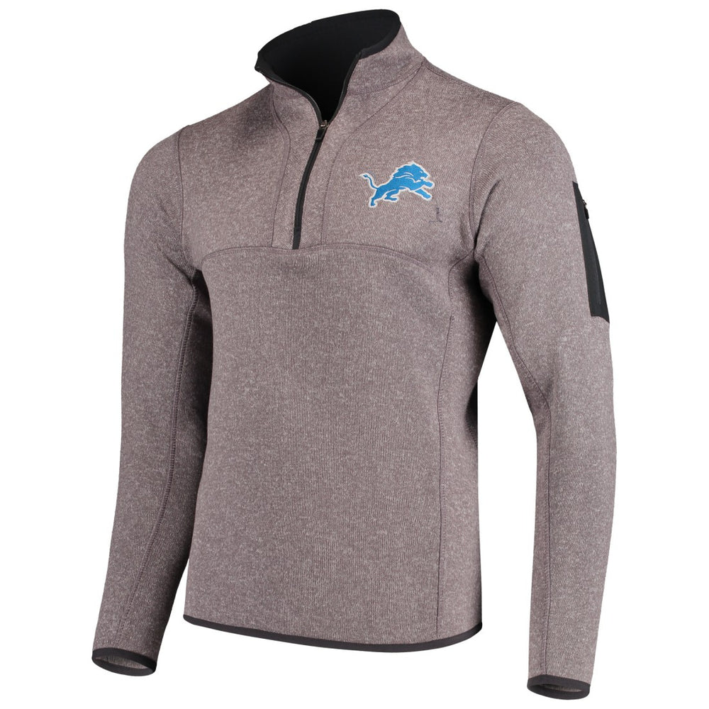 Detroit Lions Antigua Fortune Quarter-Zip Pullover Jacket | NFL Online