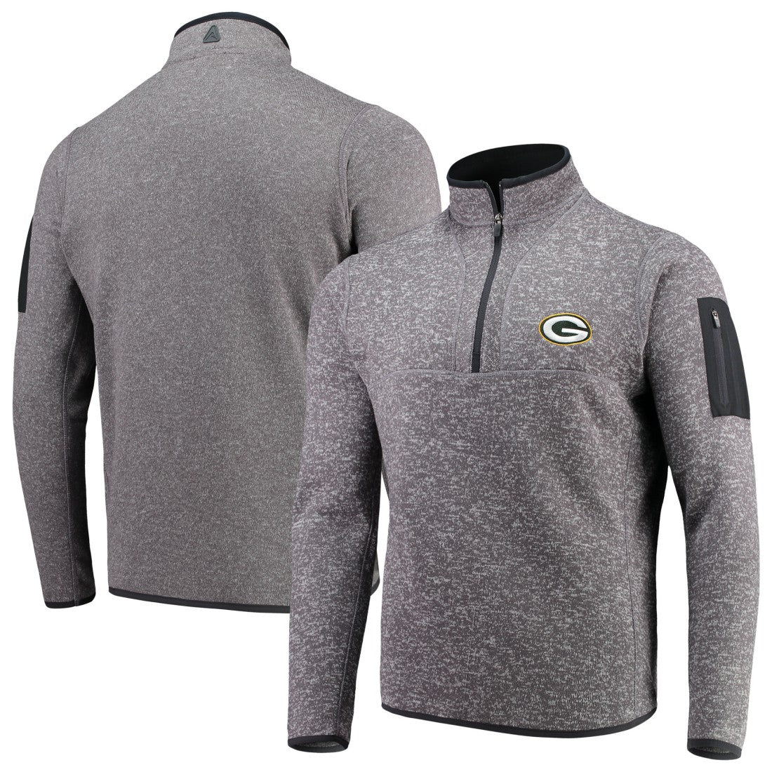 Green Bay Packers Antigua Fortune Quarter-Zip Pullover Jacket | NFL Hot
