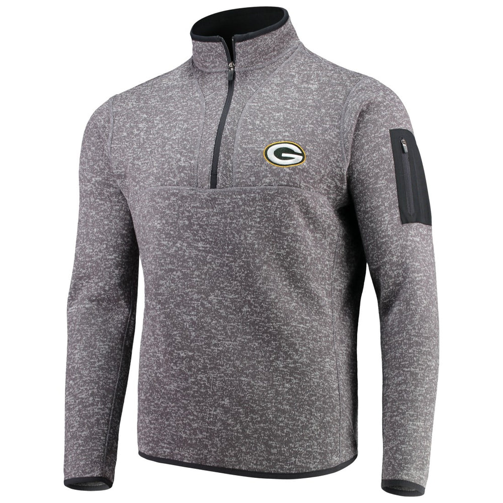 Green Bay Packers Antigua Fortune Quarter-Zip Pullover Jacket | NFL Hot