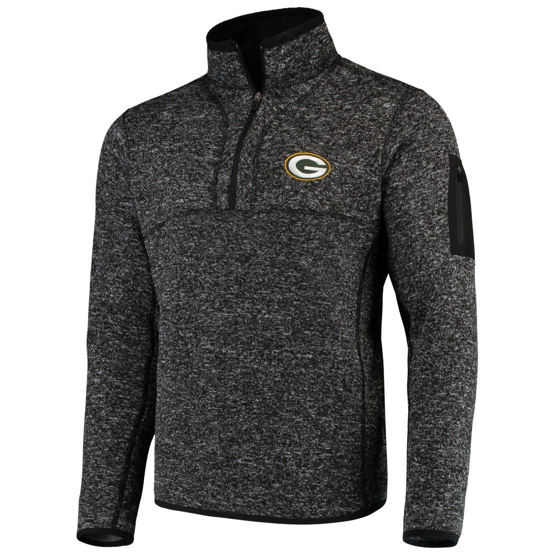 Green Bay Packers Antigua Fortune Quarter-Zip Pullover Jacket | NFL New