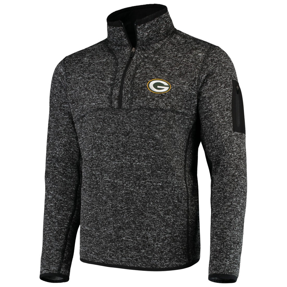 Green Bay Packers Antigua Fortune Quarter-Zip Pullover Jacket | NFL New