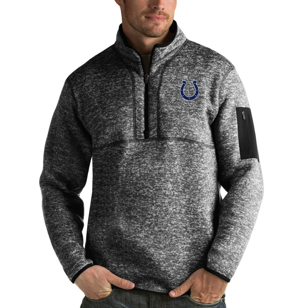 Indianapolis Colts Antigua Fortune Quarter-Zip Pullover Jacket | NFL Sale