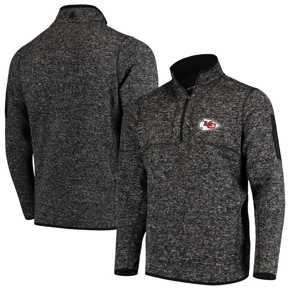 Kansas City Chiefs Antigua Fortune Quarter-Zip Pullover Jacket | NFL Online