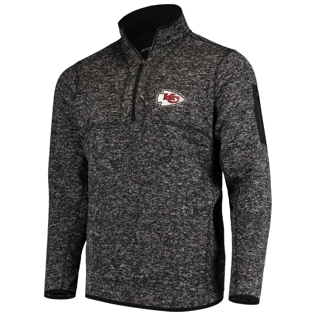 Kansas City Chiefs Antigua Fortune Quarter-Zip Pullover Jacket | NFL Online
