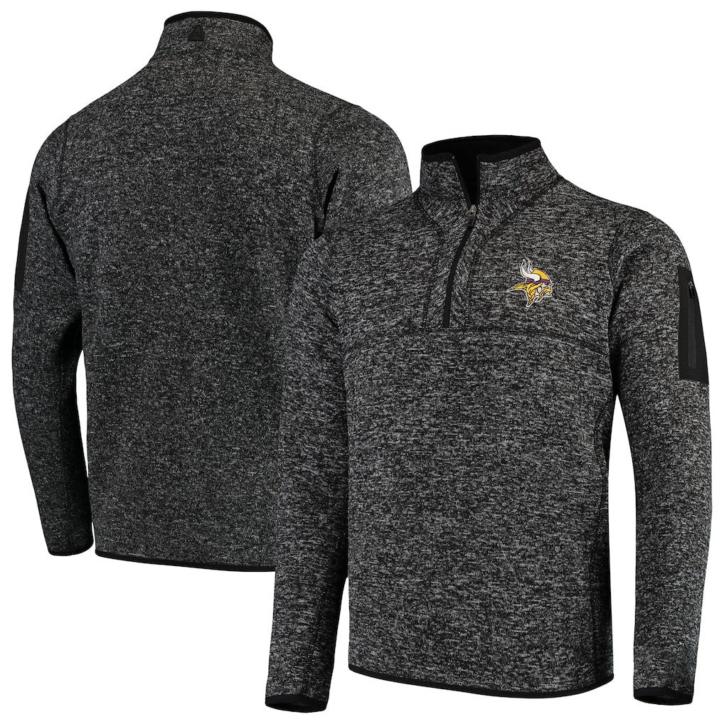Minnesota Vikings Antigua Fortune Quarter-Zip Pullover Jacket | NFL On sale