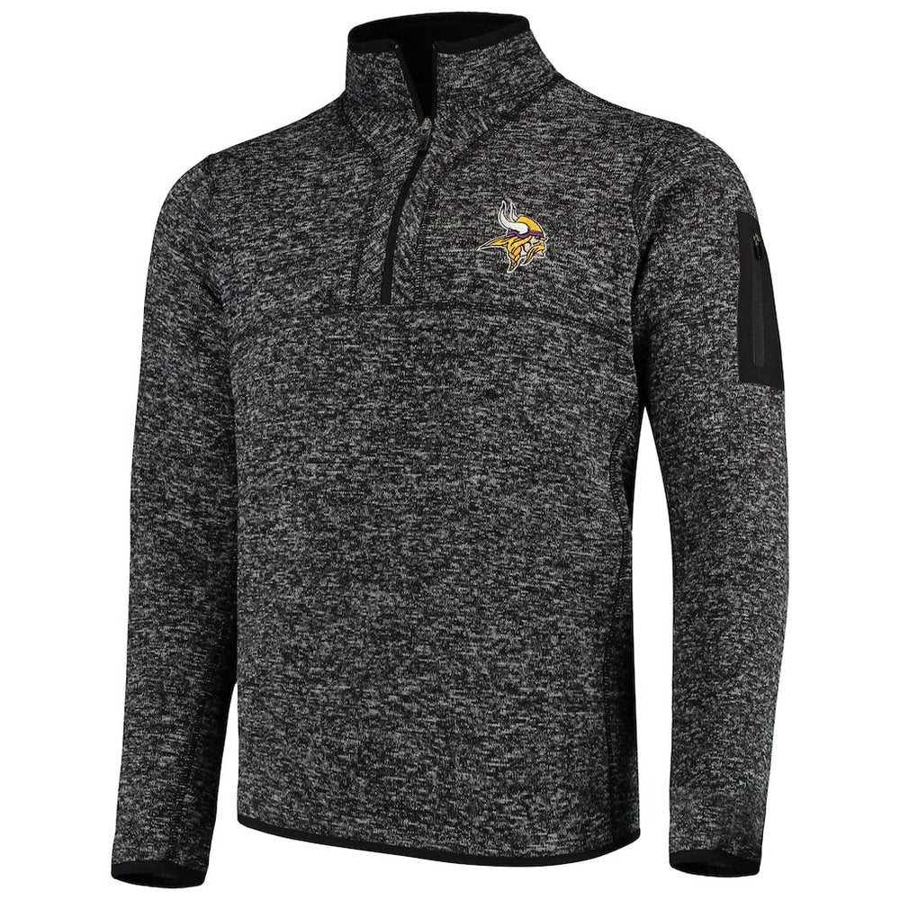 Minnesota Vikings Antigua Fortune Quarter-Zip Pullover Jacket | NFL On sale