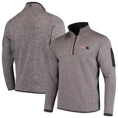 New England Patriots Antigua Fortune Quarter-Zip Pullover Jacket | NFL New