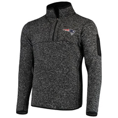 New England Patriots Antigua Fortune Quarter-Zip Pullover Jacket | NFL US