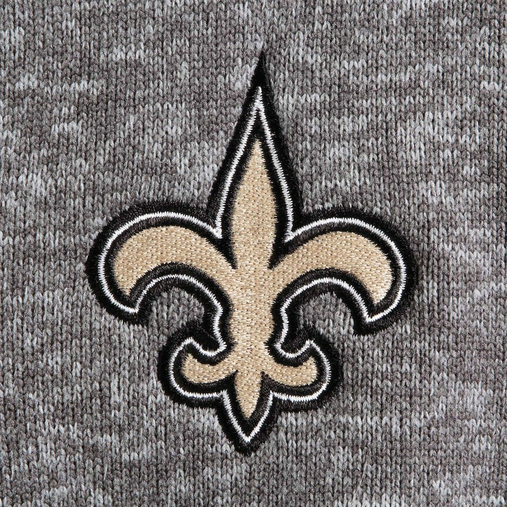 New Orleans Saints Antigua Fortune Quarter-Zip Pullover Jacket | NFL On sale