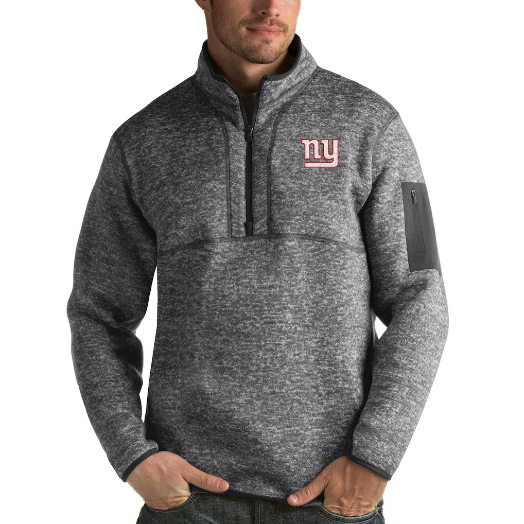 New York Giants Antigua Fortune Quarter-Zip Pullover Jacket | NFL Sale