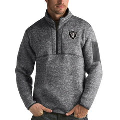 Las Vegas Raiders Antigua Fortune Quarter-Zip Pullover Jacket | NFL Hot