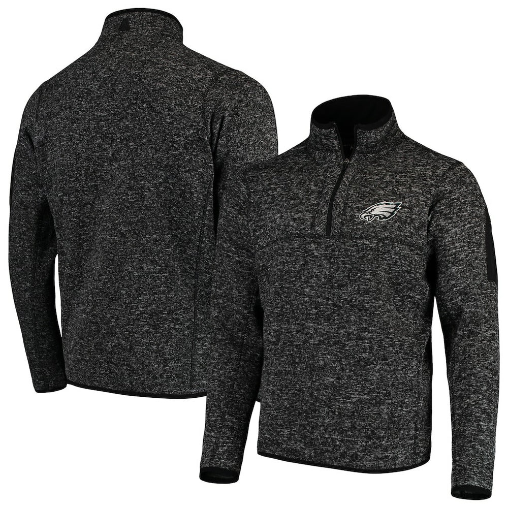 Philadelphia Eagles Antigua Fortune Quarter-Zip Pullover Jacket | NFL US